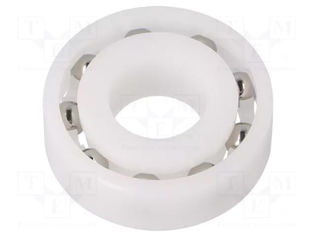Bearing: ball; Øint: 17mm; Øout: 40mm; W: 12mm; Cage: polyamide IGUS BB-6203-B180-30-ES