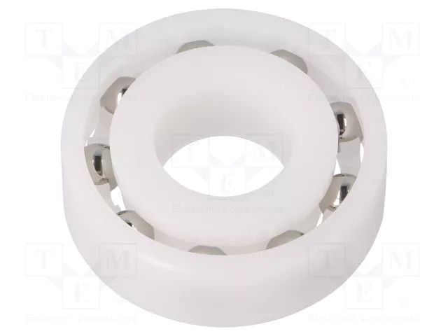 Bearing: ball; Øint: 17mm; Øout: 40mm; W: 12mm; Cage: polyamide IGUS BB-6203-B180-30-ES