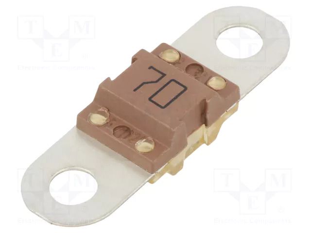 Fuse: fuse; 70A; 32VDC; automotive; 16x12x8mm; M5 screw; BF1; copper LITTELFUSE 153.5631.5701