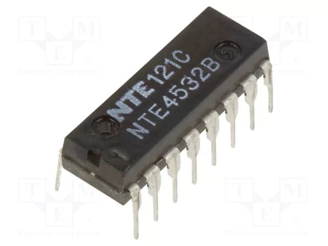 IC: digital; 8bit,priority encoder; CMOS; 3÷18VDC; THT; DIP16; Ch: 1 NTE Electronics NTE4532B