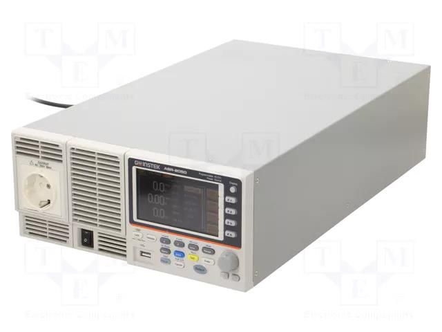 Power supply: programmable laboratory; 0÷175VAC; -250÷250VDC; 5A GW INSTEK ASR-2050