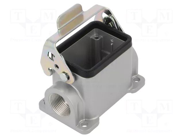 Enclosure for connectors: HDC; size E6; with latch; aluminium AMPHENOL C146-10F0066001