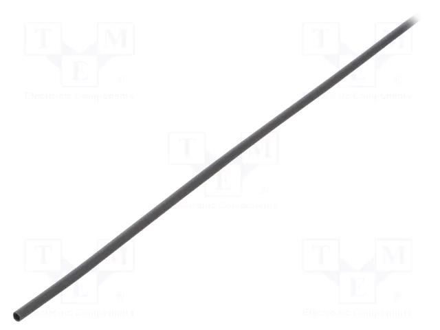Heat shrink sleeve; glueless; 2: 1; 1.2mm; black; polyolefine; reel TASKER GTB1206BK