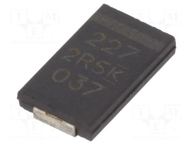 Capacitor: polymer; low ESR; 220uF; 2.5VDC; W; 2917; SMD; ESR: 9mΩ KEMET A700W227M2R5ATE009