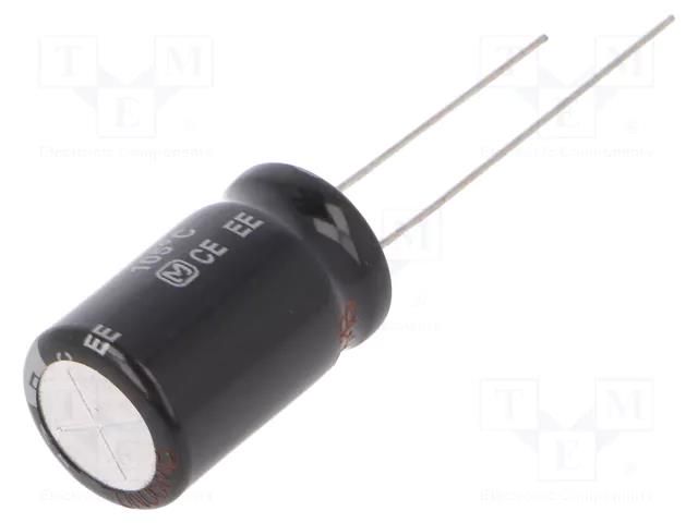 Capacitor: electrolytic; THT; 10uF; 450VDC; Ø12.5x20mm; ±20%; EE PANASONIC EEUEE2W100