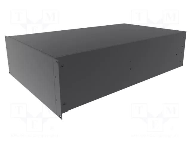 Enclosure: rack mounting; Standard: 19"; 4U; Z: 178mm; X: 422mm; rack HAMMOND HM-RM4U1928SBK