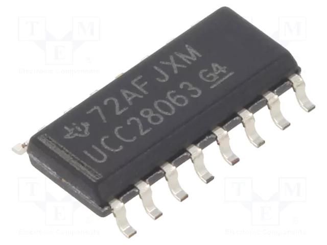 IC: PMIC; PFC controller; SO16; -40÷125°C; 12.6÷21V; tube; SMPS TEXAS INSTRUMENTS UCC28063D