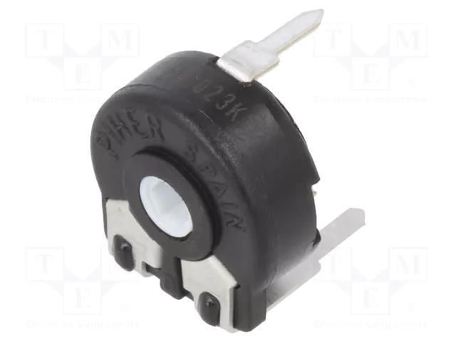 Potentiometer: mounting; single turn,horizontal; 2.2kΩ; 150mW PIHER PT10MV10-222A-PM