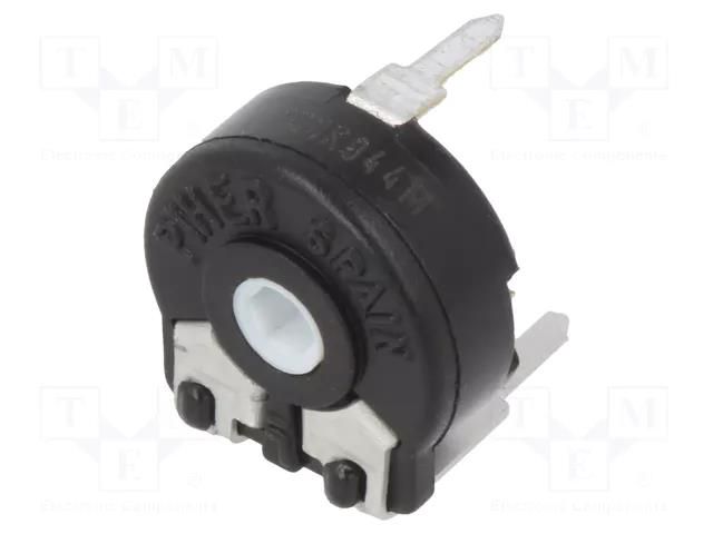 Potentiometer: mounting; single turn,horizontal; 100kΩ; 150mW PIHER PT10MV10-104A