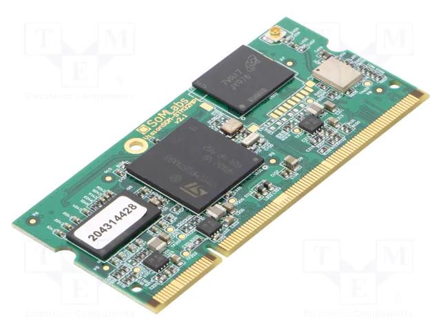 SOM; integrated compute module; Cortex A7/M4; SO DIMM 200 SOMLABS MP157A512R04GE1WBC