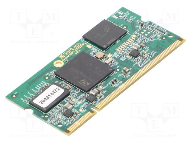 SOM; integrated compute module; Cortex A7/M4; SO DIMM 200 SOMLABS MP157A512R04GE0SFC