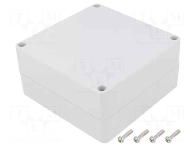 Enclosure: multipurpose; X: 120mm; Y: 120mm; Z: 60mm; polycarbonate GAINTA P278-IP68