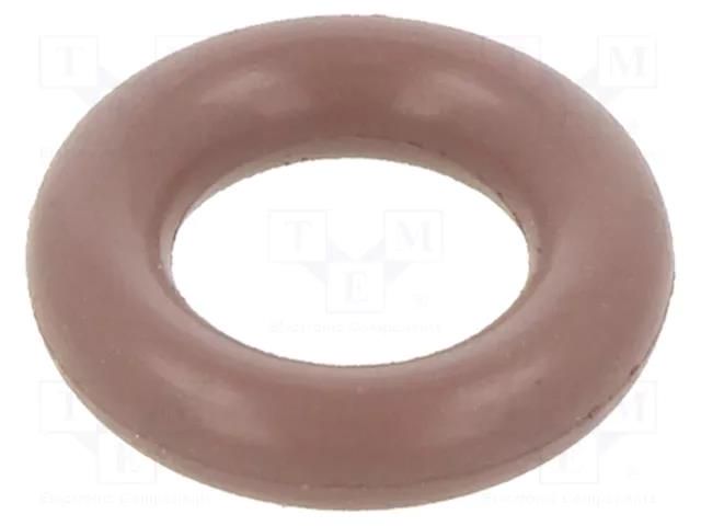 O-ring gasket; FPM; Thk: 2.5mm; Øint: 6mm; brown; -20÷200°C ORING USZCZELNIENIA TECHNICZNE O-6X2.5-80-FPM-BR