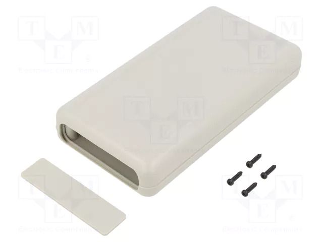 Enclosure: with panel; ABS; light grey GAINTA G939G