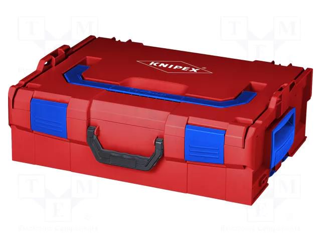 Case; tool case; ABS; Body dim: 442x357x151mm KNIPEX KNP.002119LB