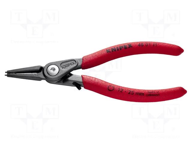 Pliers; for circlip; internal; 12÷25mm; Pliers len: 140mm KNIPEX KNP.4831J1