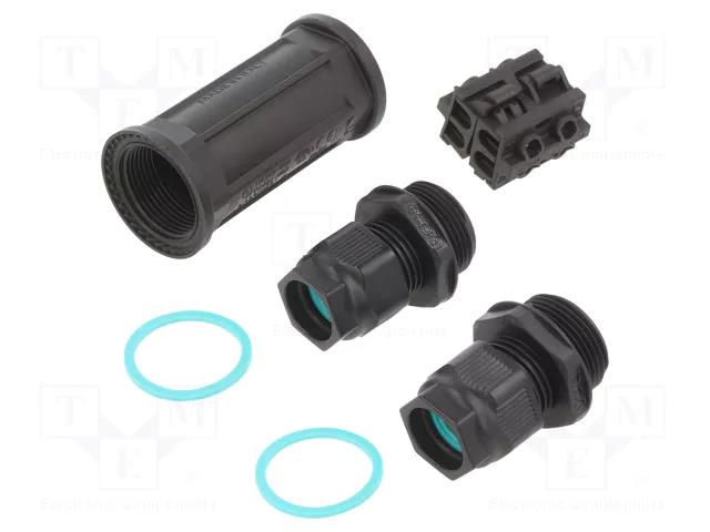 Connector: AC supply; screw terminal; TH400; 32A; 450V; ways: 4 TECHNO THB.400.D1G
