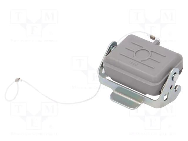 Protection cover; size E6; with latch; C146,heavy|mate; 44x27mm AMPHENOL C146-10Z0062001