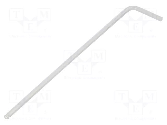 Wrench; inch,hex key,spherical; HEX 5/64"; Overall len: 101mm WIHA WIHA.29474