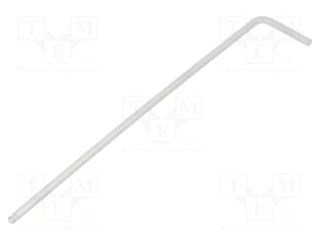 Wrench; inch,hex key,spherical; HEX 1/16"; Overall len: 80mm WIHA WIHA.29472