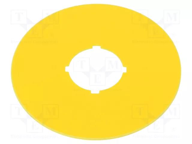 Warning plate; 22mm ABB KTC15-1038
