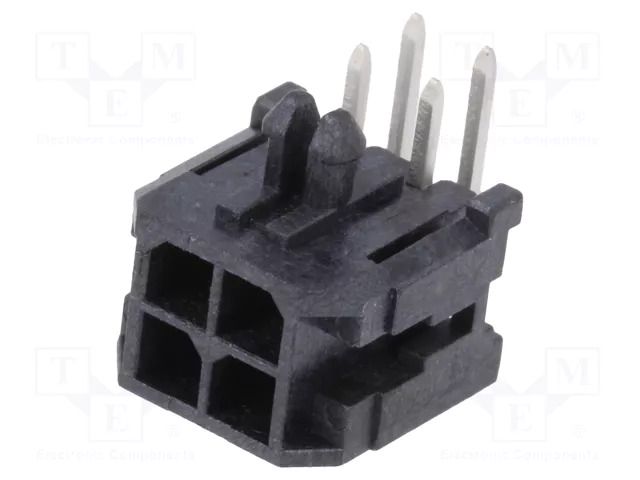 Connector: wire-board; socket; male; PIN: 4; Micro-Fit 3.0; 3mm; 2x2 MOLEX MX-43045-0402
