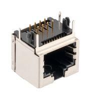 RJ45 CONN, R/A, JACK, 8P8C, 1PORT SMJ-RJ45S90