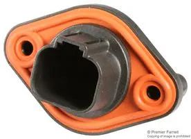 RCPT HOUSING, 4POS, THERMOPLASTIC, BLK AT04-4P-PM12
