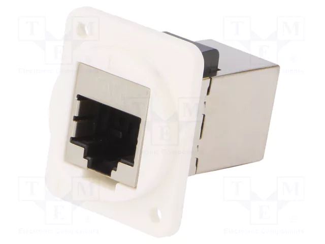 Coupler; FT; Cat: 6; shielded; 8p8c; RJ45 socket,both sides CLIFF CP30222SXW