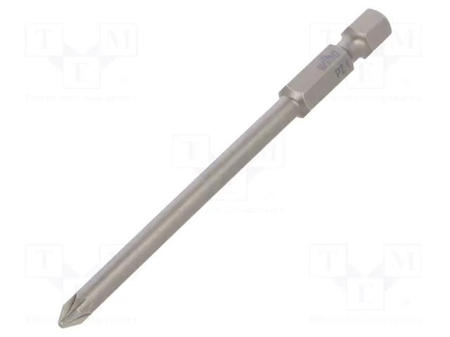 Screwdriver bit; Pozidriv®; PZ1; Overall len: 90mm; PROFESSIONAL WIHA WIHA.01809