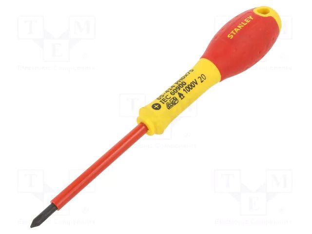 Screwdriver; insulated; Phillips; PH0; 75mm; 1kVAC; FATMAX® STANLEY STL-0-65-414