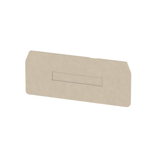 Partition plate (terminal), End and intermediate plate, 83.8 mm x 34.85 mm, dark beige Weidmuller 7904100000 04008190575984