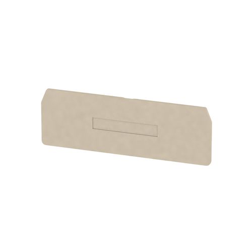 Partition plate (terminal), End and intermediate plate, 104.35 mm x 34.85 mm, dark beige Weidmuller 7904210000 04008190576035