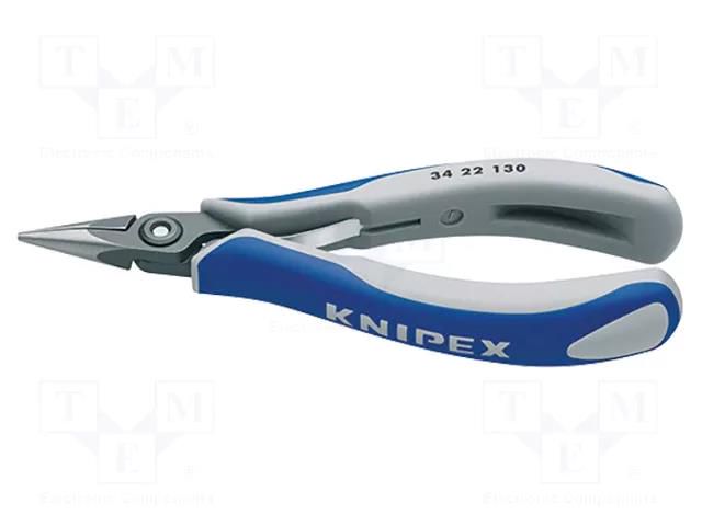 Pliers; half-rounded nose; 130mm KNIPEX KNP.3422130