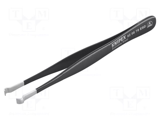Tweezers; non-magnetic,electrostatic discharging, dissipative KNIPEX KNP.920879ESD