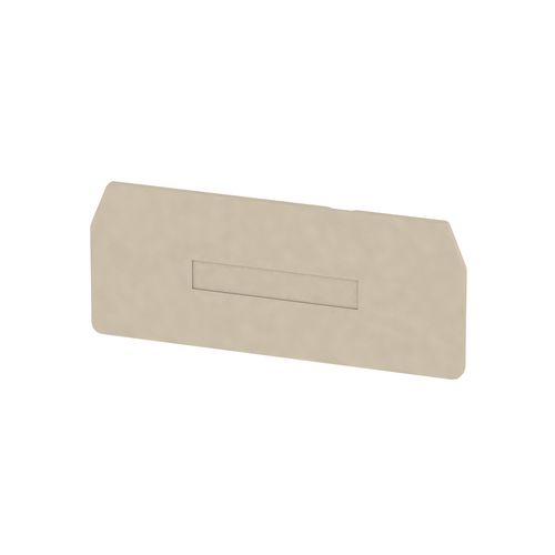 Partition plate (terminal), End and intermediate plate, 90 mm x 45 mm, dark beige Weidmuller 7907370000 04008190576127