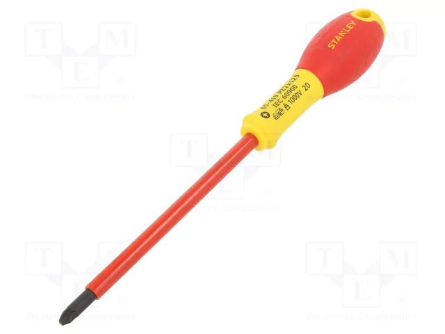 Screwdriver: insulated; Pozidriv®; PZ2; 125mm; 1kVAC; FATMAX® STANLEY STL-0-65-419