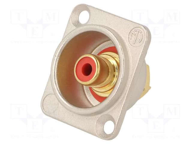 connector NYS367(RCA)RED IN NI D-HOUSING NEUTRIK NTR-NF2D-2