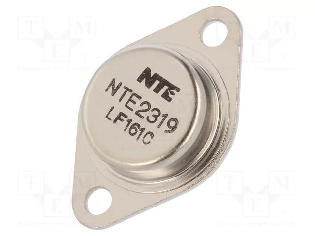 Transistor: NPN; bipolar; 450V; 15A; 100W; TO3 NTE Electronics NTE2319