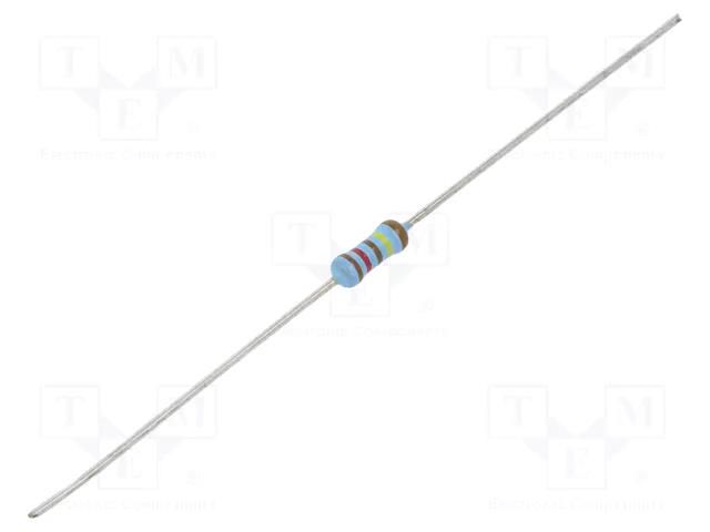 Resistor: thin film; THT; 1.21MΩ; 600mW; ±1%; Ø0.6x28mm; Ø2.5x6.5mm VISHAY MRS25000C1214FCT00