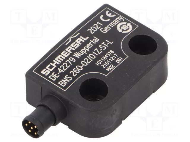 Safety switch: magnetic; BNS 260; NC x2; IP67; Electr.connect: M8 SCHMERSAL 101184378