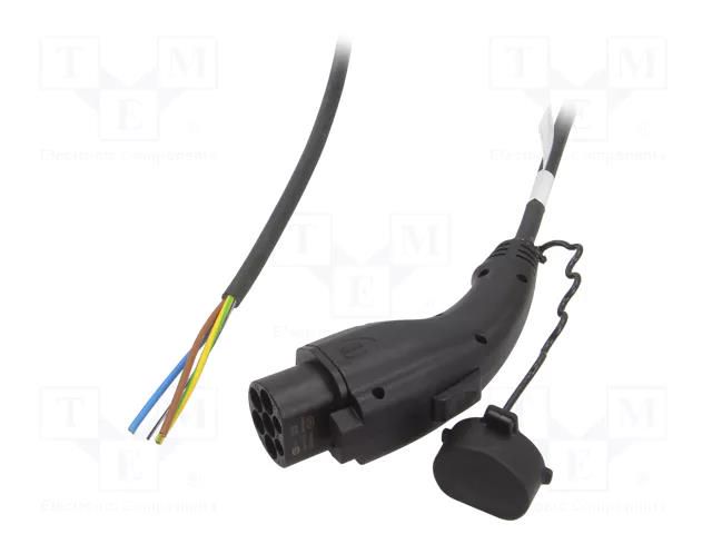 Cable: eMobility; 1x0.5mm2,3x6mm2; 250V; 8kW; IP44; single-phase HARTING 8851754004440A1