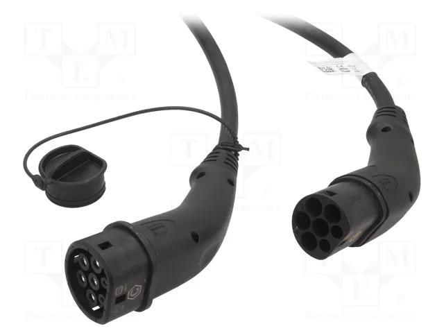 Cable: eMobility; 1x0.5mm2,5x6mm2; 480V; 22kW; IP44; three-phase HARTING 08914090102A0