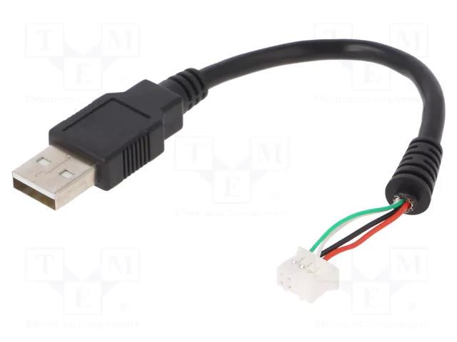 Cable-adapter; 120mm; USB; USB A ELATEC CAB-B3