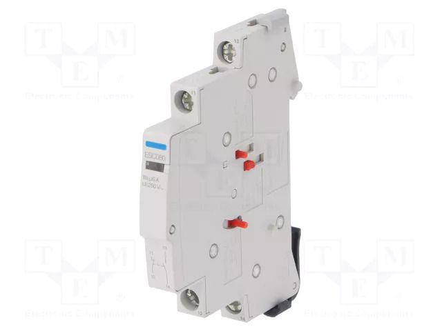 Auxiliary contacts; Auxiliary contacts: NO + NC; 6A HAGER ESC080