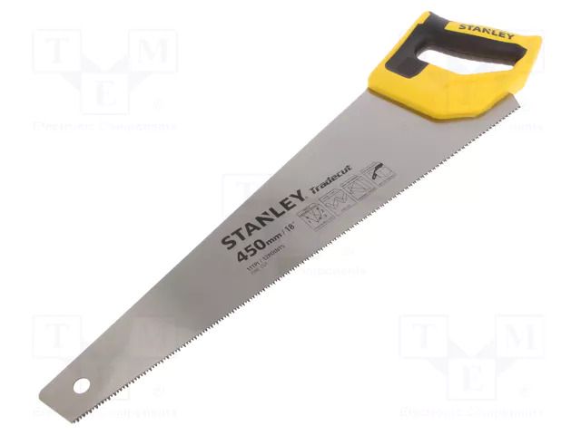 Saw; manual; wood; 11teeth/inch; TRADECUT™; 450mm STANLEY STL-STHT20355-1