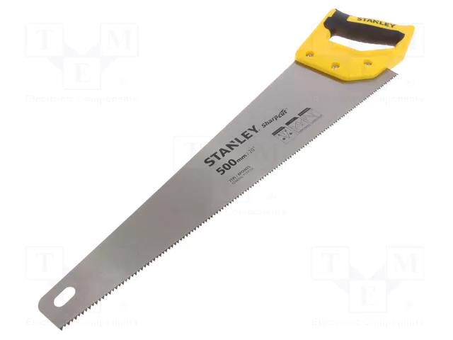 Saw; manual; wood; 7teeth/inch; SHARPCUT™; 500mm STANLEY STL-STHT20367-1
