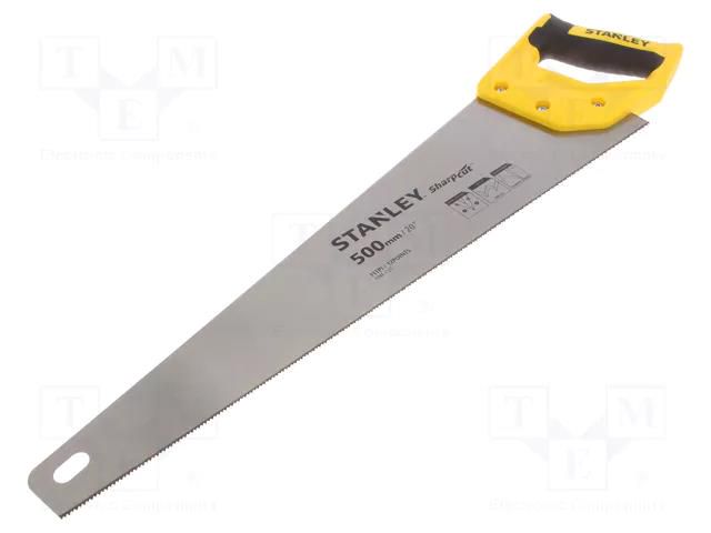 Saw; manual; wood; 11teeth/inch; SHARPCUT™; 500mm STANLEY STL-STHT20371-1