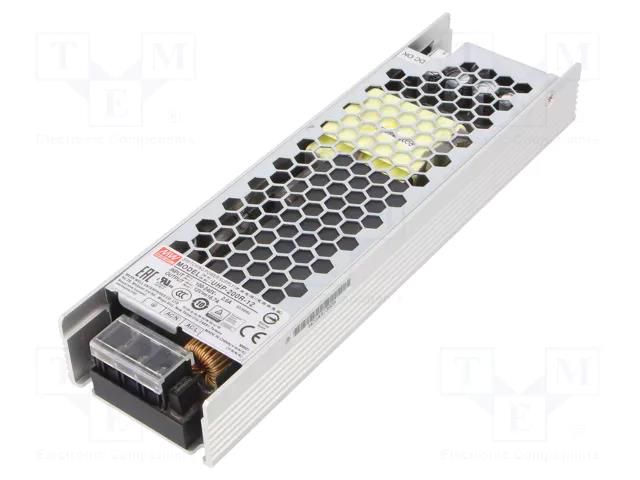 Power supply: switching; for building in,modular; 200.4W; 12VDC MEAN WELL UHP-200R-12