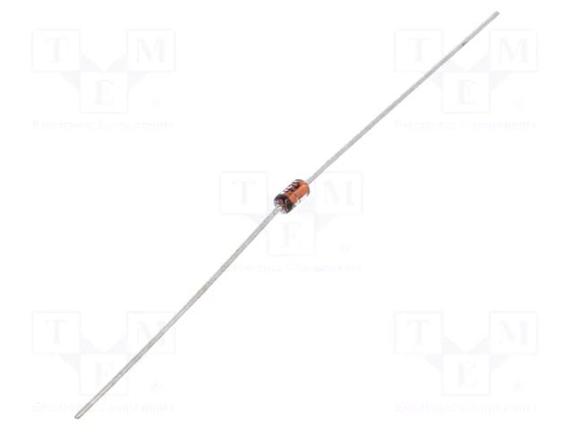 Diode: switching; THT; 100V; 0.15A; reel,tape; Ifsm: 0.5A; DO35; 4ns DC COMPONENTS 1N914B-DC